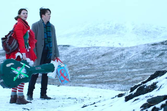 Natalie Clark and Kenny Boyle in the festive romcom set in the Scottish Highlands, Lost at Christmas.
