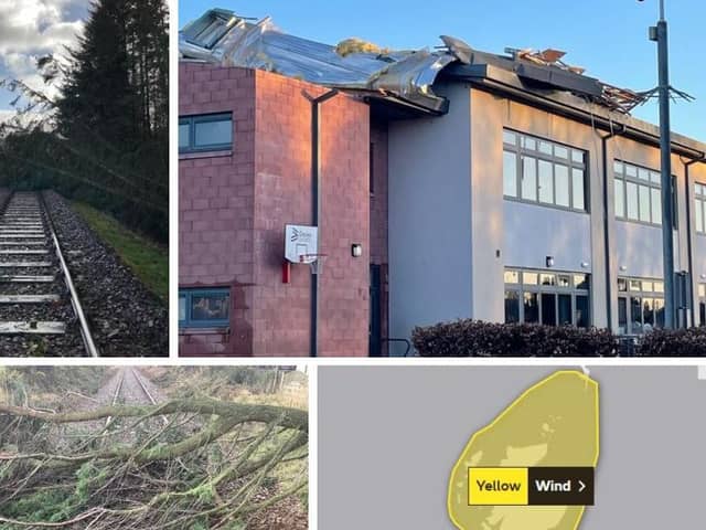 Scotland was hit with winds of up to 80mph as Storm Otto left thousands of homes without power, cause significant travel disruption and even ripped the roof off of a school in Angus.