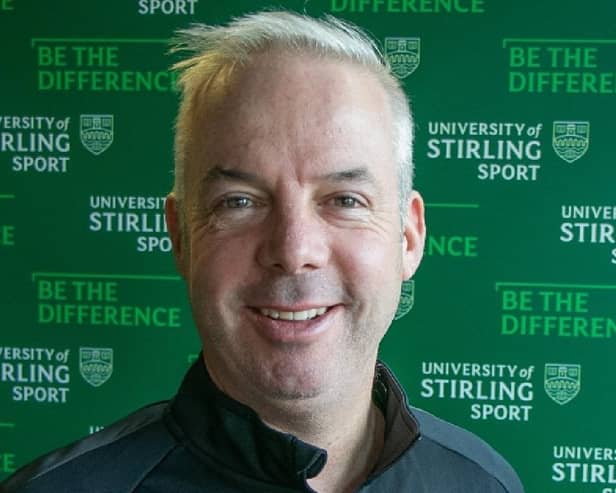 Dean Robertson, the University of Stirling's head of golf, was crowned Coach of the Year at the Scottish Student Sport Awards. Picture: University of Stirling