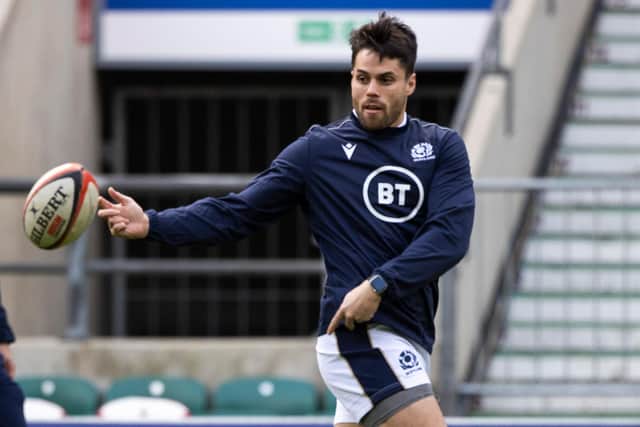 Sean Maitland returns to the Scotland XV on the right wing. Picture: Craig Williamson/SNS