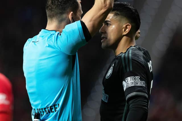 Celtic winger Luis Palma misses out due to an accumulation of bookings.