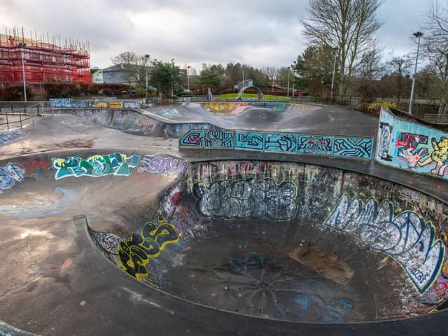 Livingston Skate Park, built in 1981, created a global buzz given its scale and design and has been listed as a significant monument in Scotland. PIC: HES.