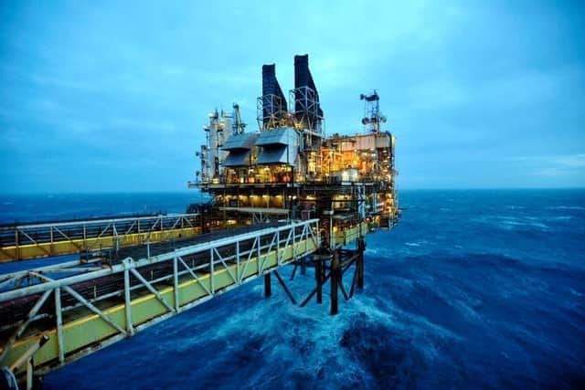 An oil platform in the North Sea. Picture: Andy Buchanan - WPA Pool/Getty Images