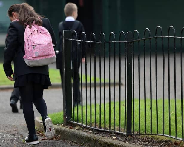 Pupils at school. (Pic credit: Jeff J Mitchell / Getty Images)