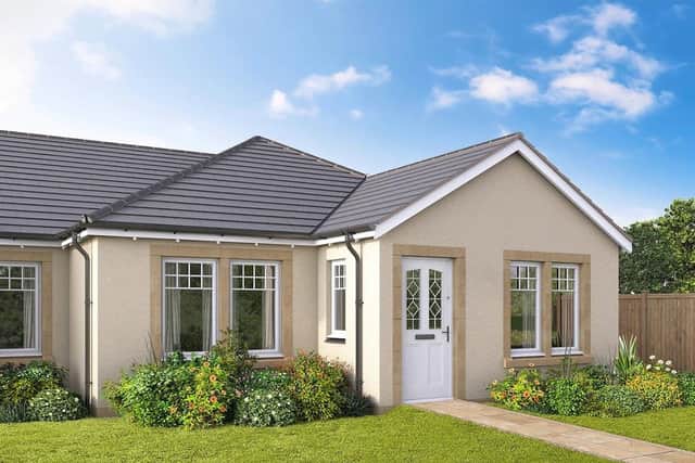 A three-bedroom bungalow at Muir's Deer Pines development in Stanley, Perthshire