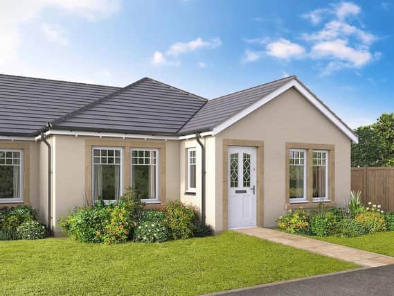 A three-bedroom bungalow at Muir's Deer Pines development in Stanley, Perthshire