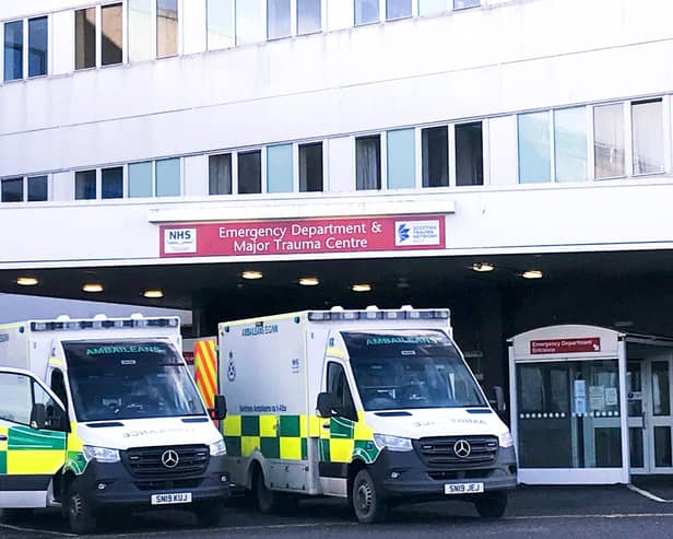 Scottish Government ministers have been accused of 'dangerous incompetence' after figures revealed over a third of ambulances are left waiting outside hospitals for more than an hour (Picture: PA)