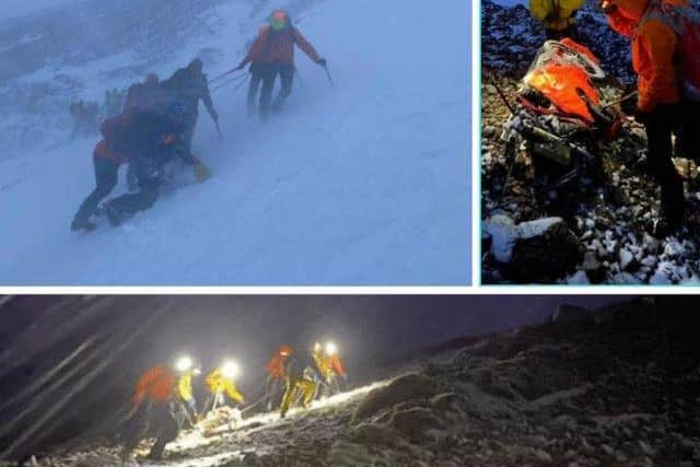 Rescuers have dealt with a string of fatalities on Scotland's peaks this year. Picture: Lochaber MRT