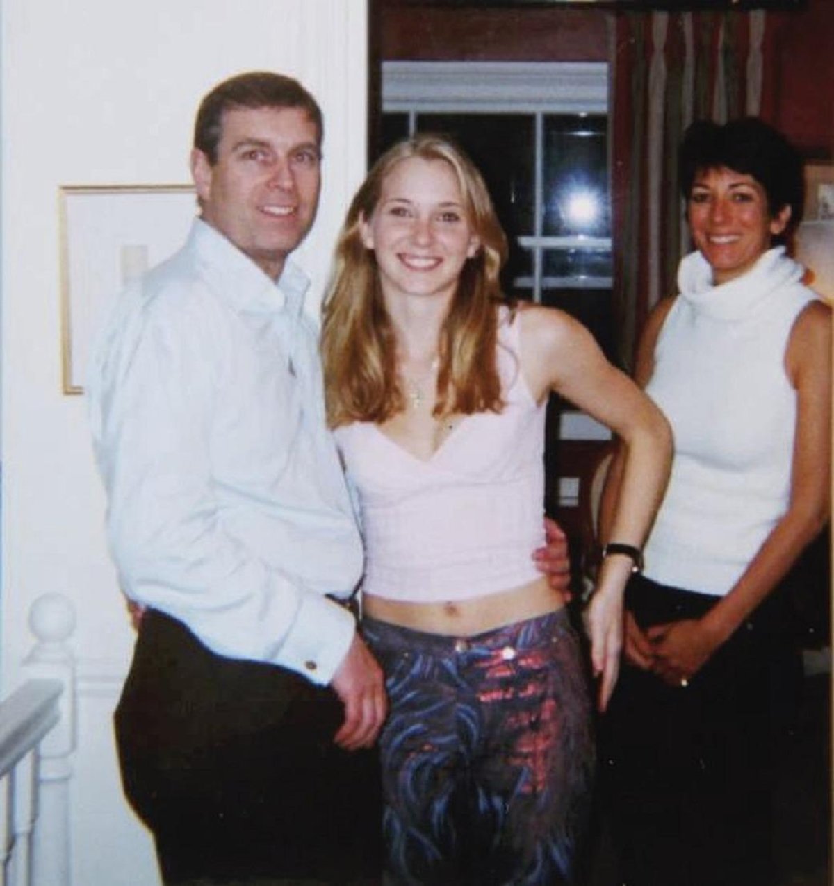 Duke of York and Virginia Giuffre photo is fake, says Ghislaine Maxwell