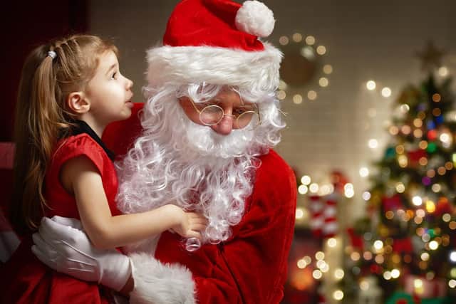 Take the family on a day trip out to see Santa in Edinburgh. Photo: Gustavo Fring / Pexels / Canva Pro.