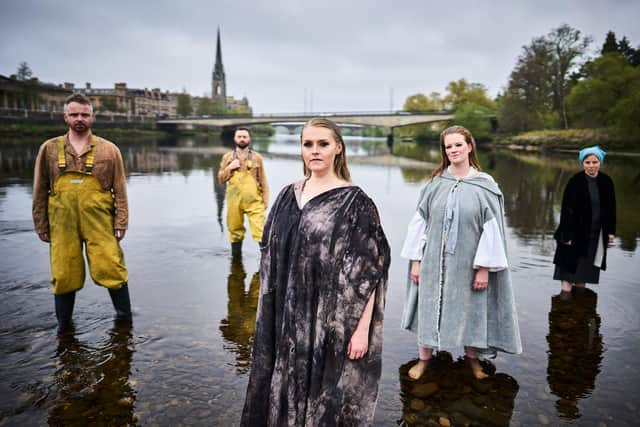 The cast of The Seal-Woman PIC: Fraser Band.