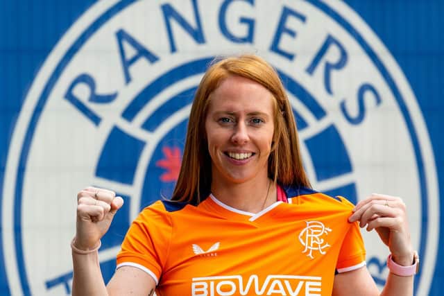 Durham Women defender Kathryn Hill has rejoined Rangers. Credit: Rangers FC Twitter