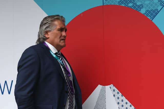 Scott Johnson's position at Rugby Australia is under threat, according to reports in his homeland.