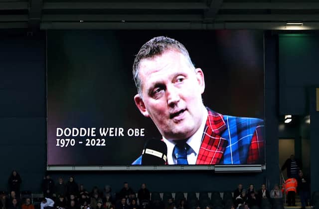 Doddie Weir passed away last year after his battle with MND.