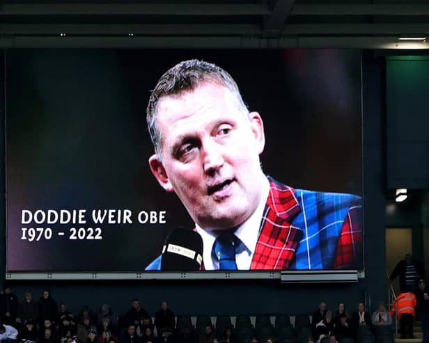 Doddie Weir passed away last year after his battle with MND.