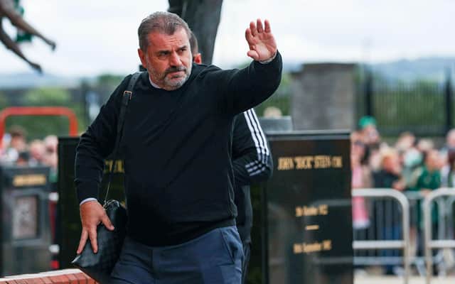 Ange Postecoglou was his Celtic team to play attractive football and says his ideals are based on watching Johan Cruyff.