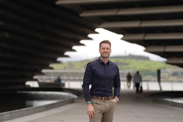 Simon Anderson, co-founder and CEO of Tripster, pictured in Dundee. Picture: Stewart Attwood