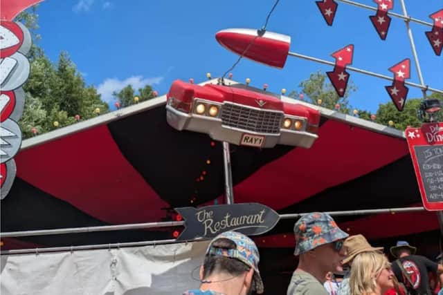 The pop-up diner at Glastonbury