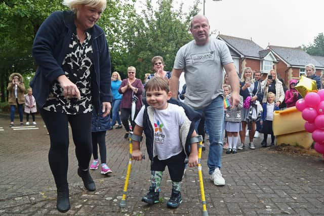 Tony raised more than £1.5m last year by completing a 10km walking challenge (Photo: Gareth Fuller)