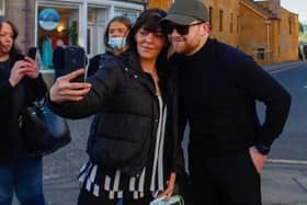 Actor & Producer Gary Wales at the RAGE World Movie Premiere with fans
