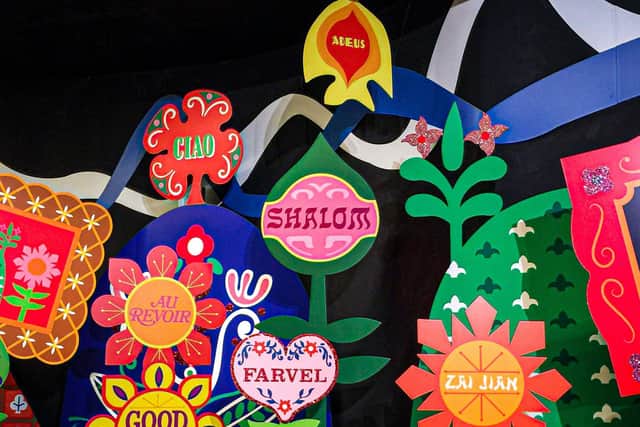 Various languages - but Spanish is most popular with Brits
