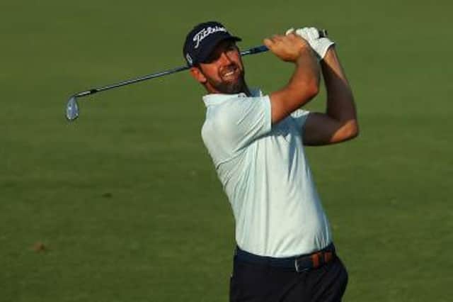 Scott Jamieson in action in the AVIV Dubai Championship on the Fire Course at Jumeirah Golf Estates. Picture: Andrew Redington/Getty Images.