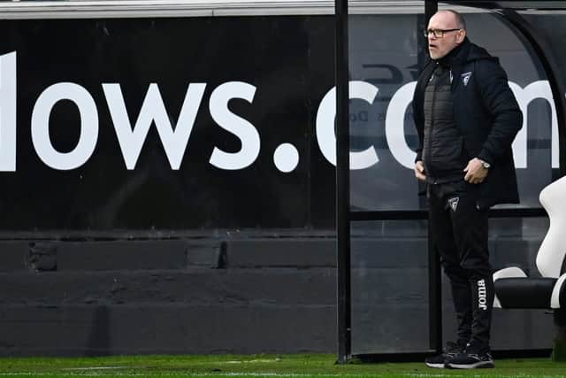 Dunfermline manager John Hughes is eyeing new recruits. (Photo by Rob Casey / SNS Group)