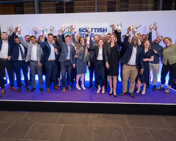 The winners of the 21st round of the Scottish Edge competition. Picture: Sandy Young Photography