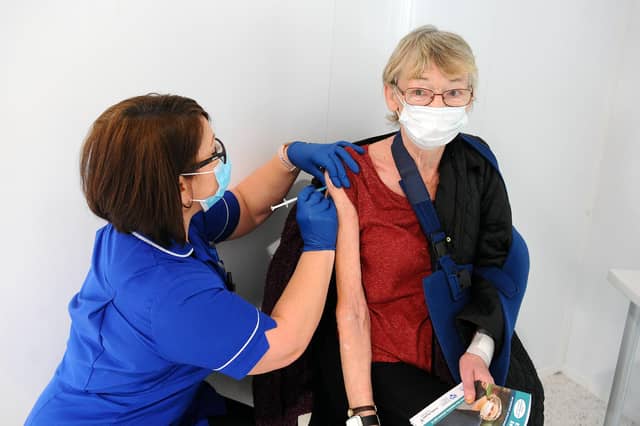 The vaccine programme continues to move forward but cases are still rising.