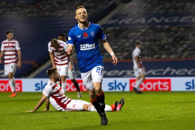 Rangers winger Brandon Barker is set for a loan move. Picture: SNS