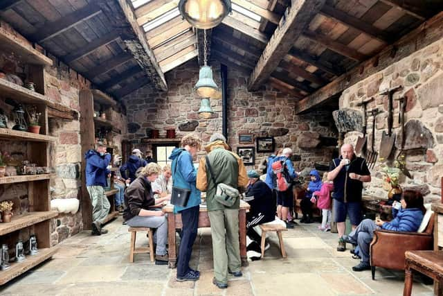 The bothy at Badetarbet Pier in Achilibuie which tells the story of the island over the water and its developmentPIC: Contributed.