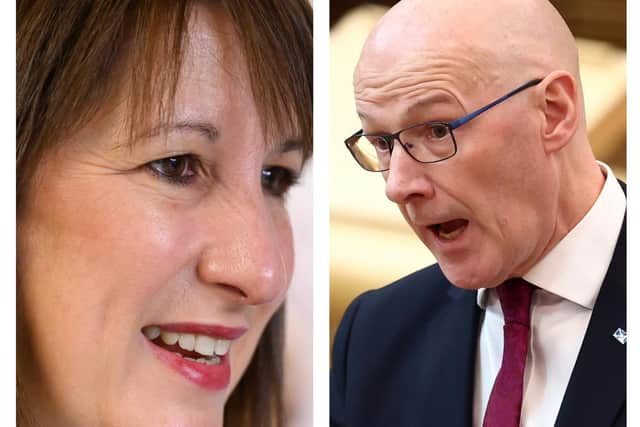 Chancellor Rachel Reeves (left) and First Minister John Swinney are under pressure over taxes. Picture: PA/NationalWorld