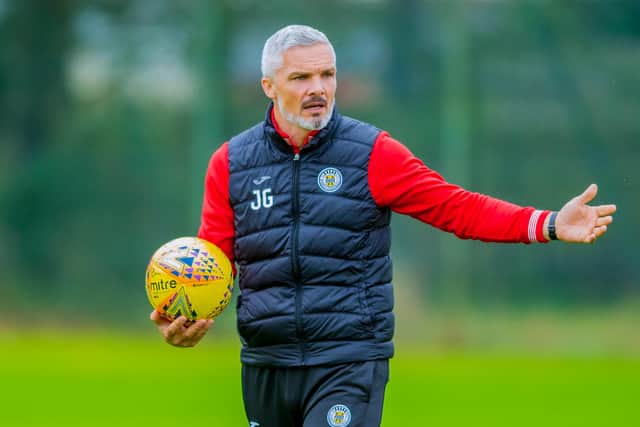 St Mirren manager Jim Goodwin.