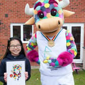 Emma Lou is excited to see her winning design, Perry, paraded at the Birmingham 2022 Opening ceremony (Picture: Birmingham 2022/Ian Powell)