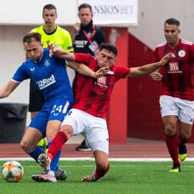Greg Stewart in action during his only starting appearance for Rangers so far this season when they played Lincoln Red Imps in a Europa League qualifier in September. (Photo by Alan Harvey / SNS Group)