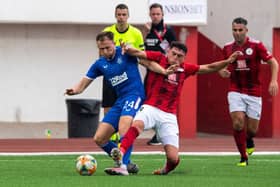 Greg Stewart in action during his only starting appearance for Rangers so far this season when they played Lincoln Red Imps in a Europa League qualifier in September. (Photo by Alan Harvey / SNS Group)