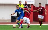 Greg Stewart in action during his only starting appearance for Rangers so far this season when they played Lincoln Red Imps in a Europa League qualifier in September. (Photo by Alan Harvey / SNS Group)