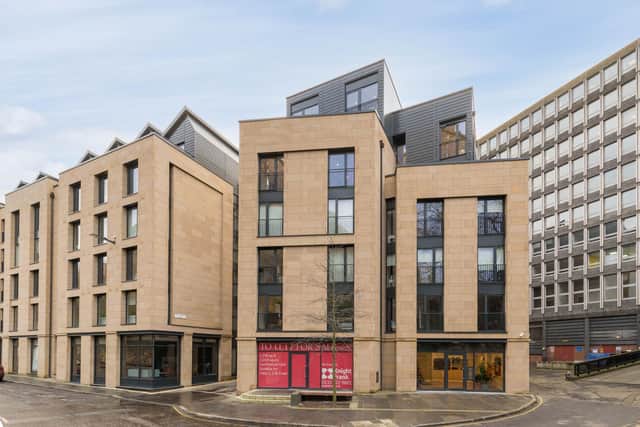 The award-wining development, in the capital's King's Stables Road, hosts a mixture of residential properties a swell as commercial and hotel premises
