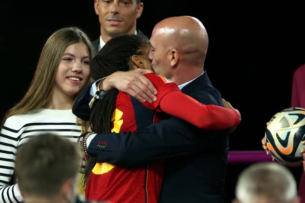 Spanish FA president Luis Rubiales. Credit: Isabel Infantes/PA Wire.