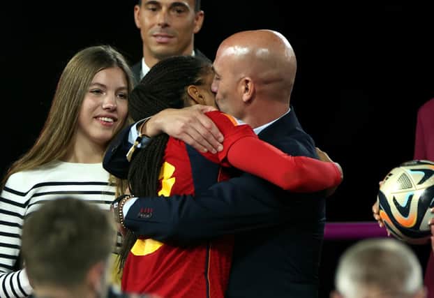 Spanish FA president Luis Rubiales. Credit: Isabel Infantes/PA Wire.
