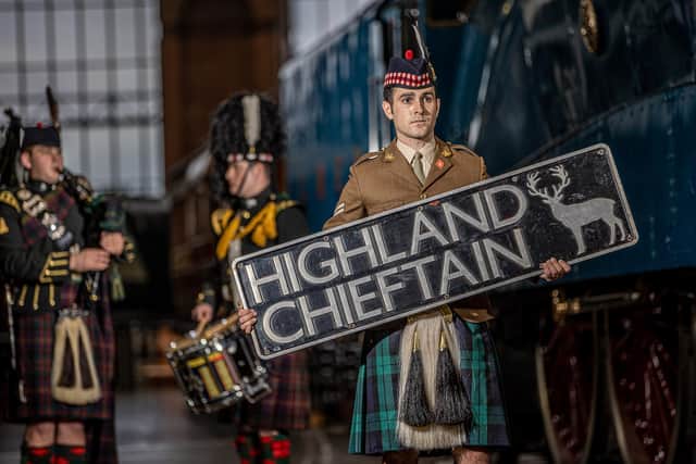 The Highland Chieftain nameplate is expected to attract the highest bids. Picture: LNER/Charlotte Graham