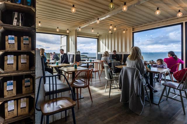 The cafe reopened for outdoor seating and takeaway in July