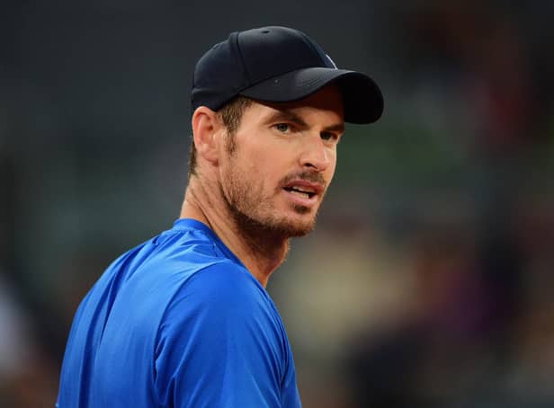 Andy Murray has hit back at claims Wimbledon will become an 'exhibition' over the lack of ranking points up for grabs. (Photo by Denis Doyle/Getty Images)