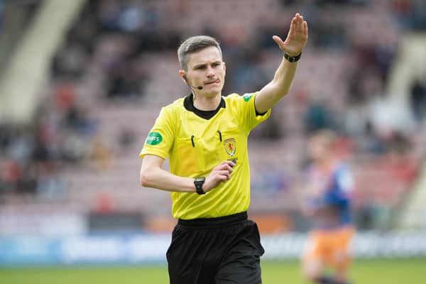 Scottish top flight referee Craig Napier has announced that he is gay. (Photo by Sammy Turner / SNS Group)