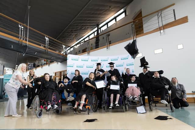 After three years of progress, the first cohort of students from Scotland's only college dedicated to young adults with complex needs have graduated.