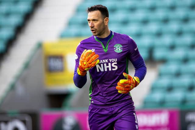 Hibs could be vulnerable to a Celtic bid for Ofir Marciano with the Israeli out of contract next summer. (Photo by Craig Williamson / SNS Group)