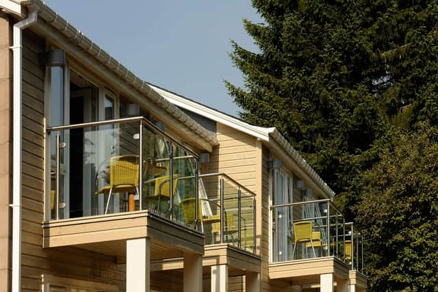 Balconies on the recently added courtyard rooms at Craigmhor. Pic: Contributed