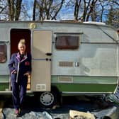 Kerry Jones is behind a project to turn a 1980 caravan into a solar-powered cinema which will tour the south of Scotland.