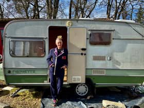 Kerry Jones is behind a project to turn a 1980 caravan into a solar-powered cinema which will tour the south of Scotland.