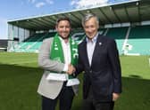 Hibs manager Lee Johnson recalled Ron Gordon's 'I love it' slogan and his infectious personality.